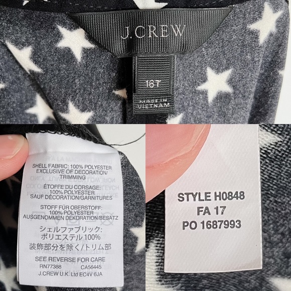 J. Crew Black and White Polka Dot Straight Leg Pants - Picture 10 of 11